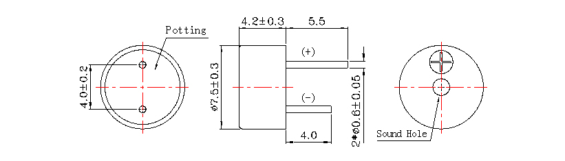 插针蜂鸣器FDB-075042F