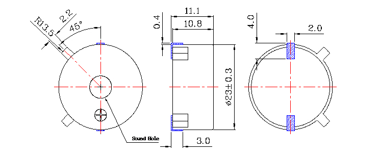 贴片蜂鸣器SMD-230110F