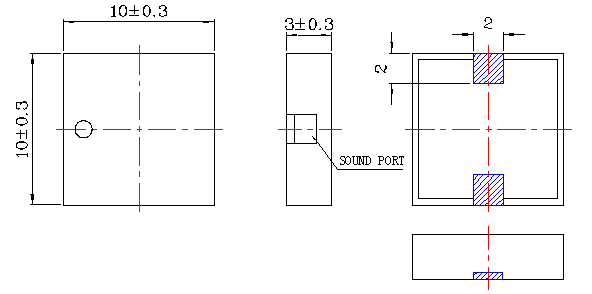 贴片蜂鸣器SMD-100030H